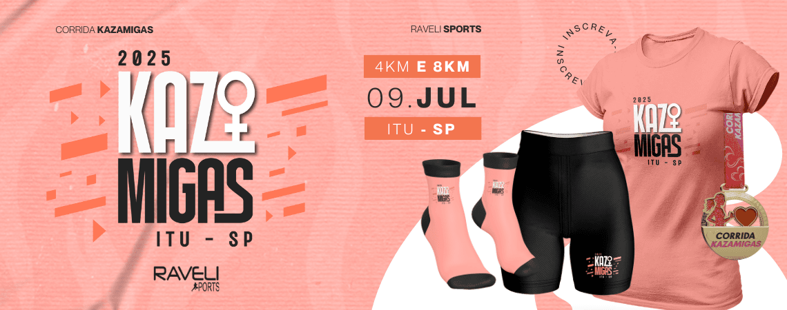 Imagem de divulgação do Corrida Kazamigas Itu
