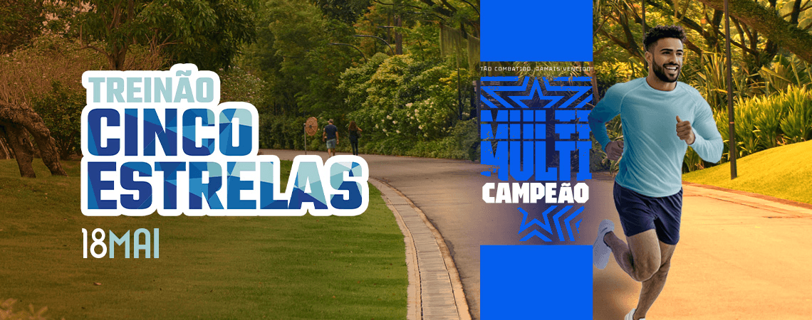 Imagem de divulgação do Treinão 5 Estrelas 2025