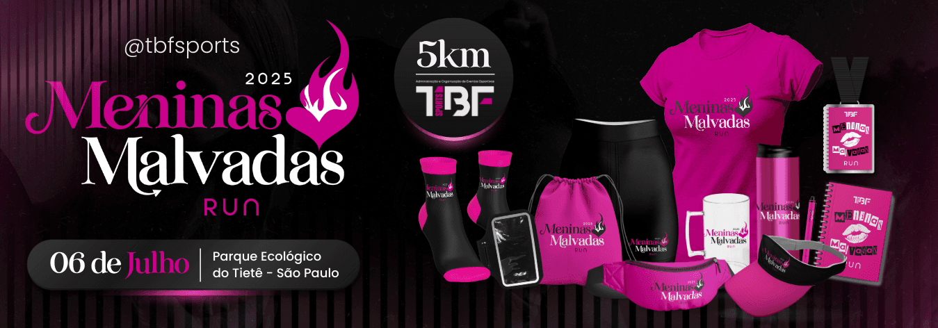 Imagem de divulgação do 1ª Meninas Malvadas Run 2025