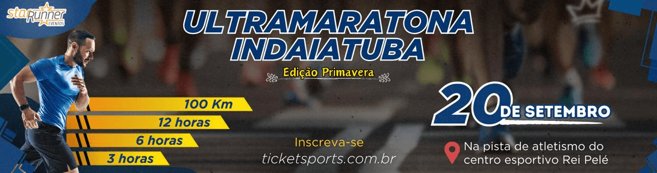 Imagem de divulgação do Ultramaratona Indaiatuba Edição Primavera