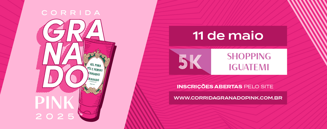 Imagem de divulgação do Corrida Granado Pink Fortaleza 2025
