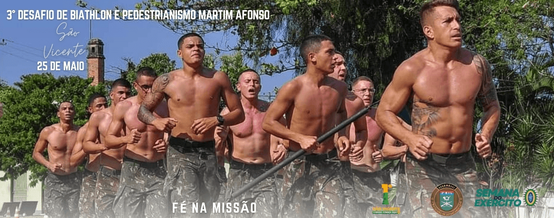 Imagem de divulgação do 3º Desafio De Biathlon E Pedestrianismo Martim Afonso