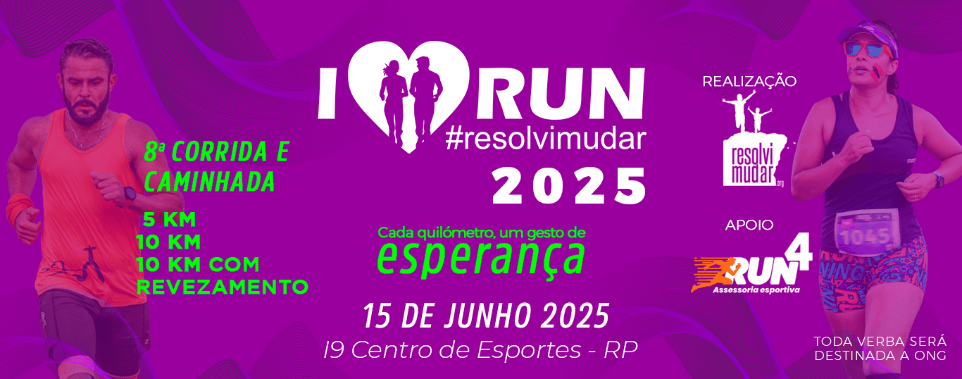 Imagem de divulgação do 8ª Corrida I Love Run 2025