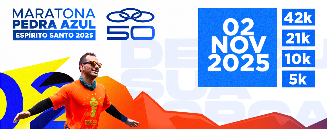 Imagem de divulgação do Maratona Pedra Azul 2025