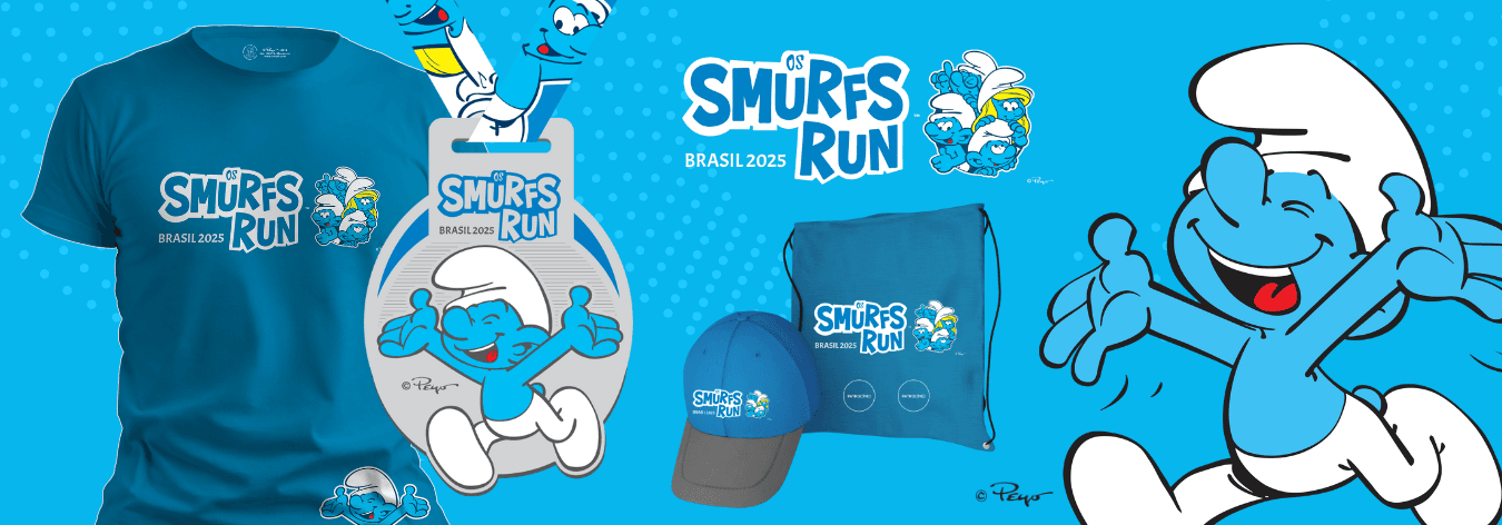 Imagem de divulgação do Smurfs Run - São Paulo