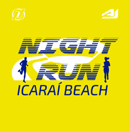 Imagem de divulgação do Night Run Icaraí Beach - 16ª Edição 2025 - Niterói Rj