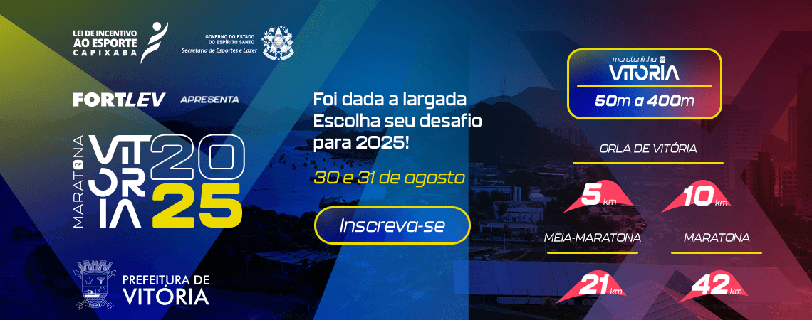 Imagem de divulgação do Maratona De Vitória 2025