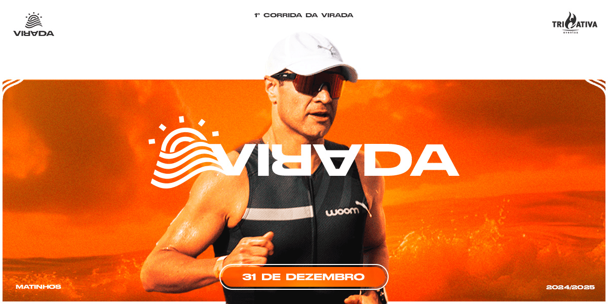 Imagem de divulgação do 1ª Corrida da Virada Matinhos