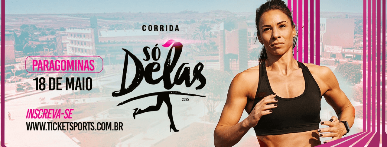 Imagem de divulgação do Corrida Só Delas 2025
