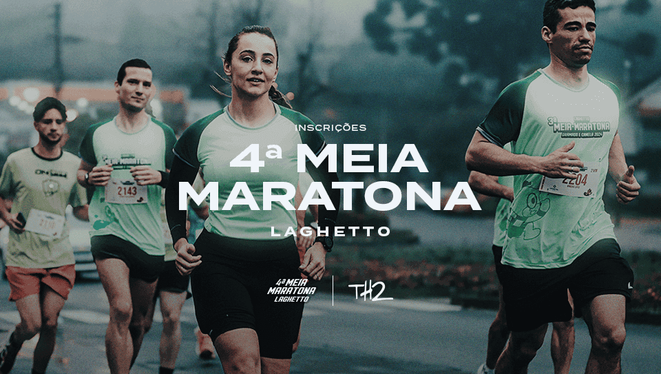 Imagem de divulgação do Meia Maratona Laghetto 2025