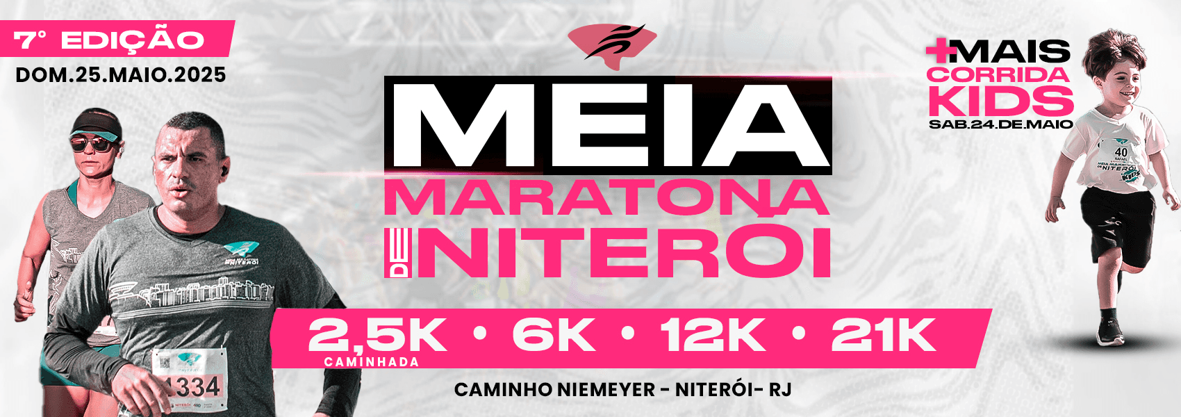 Imagem de divulgação do Meia Maratona De Niterói 2025