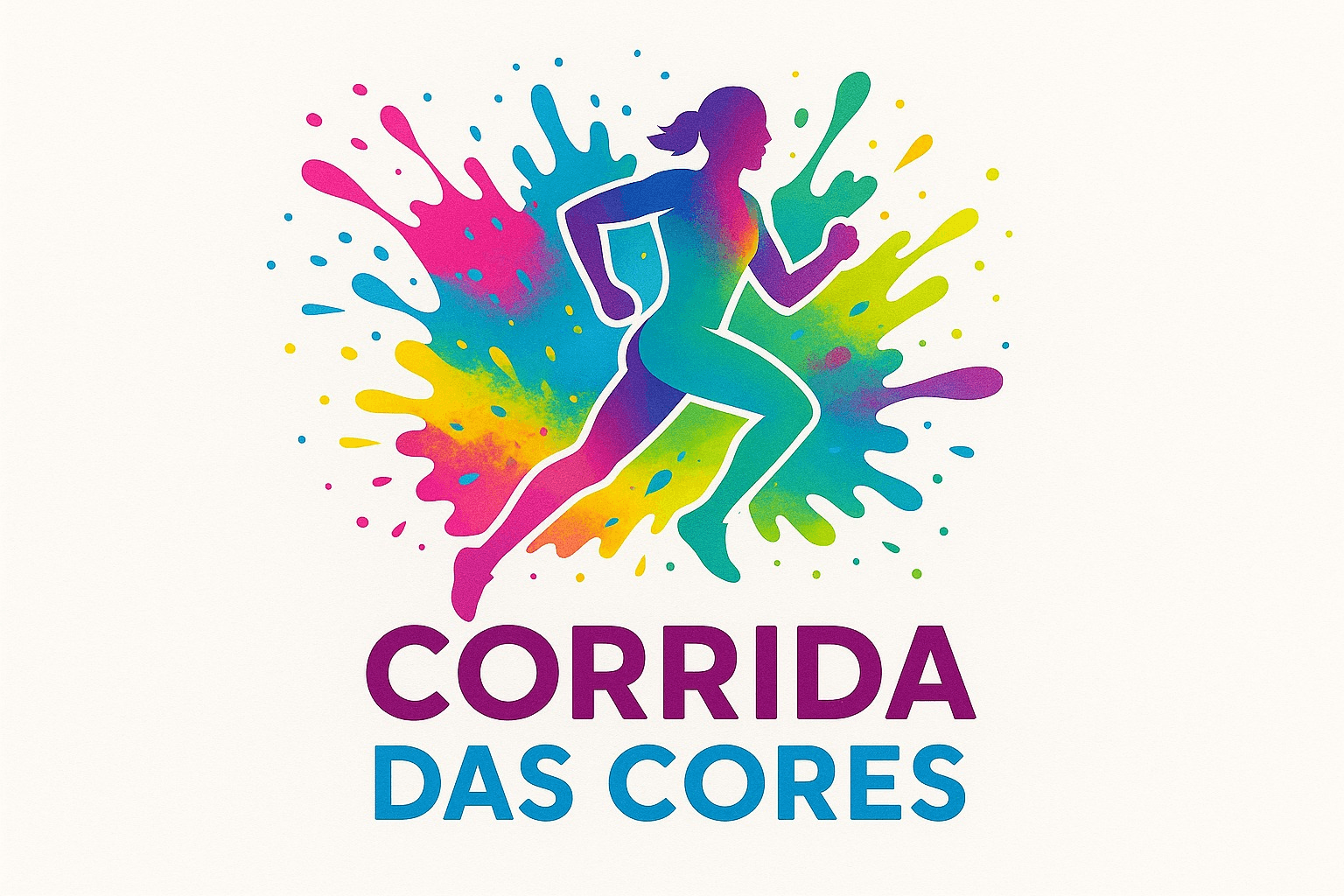 Imagem de divulgação do 1º Color Run
