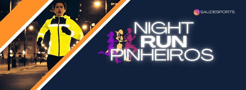 Imagem de divulgação do Night Run Pinheiros Pq Bruno Covas