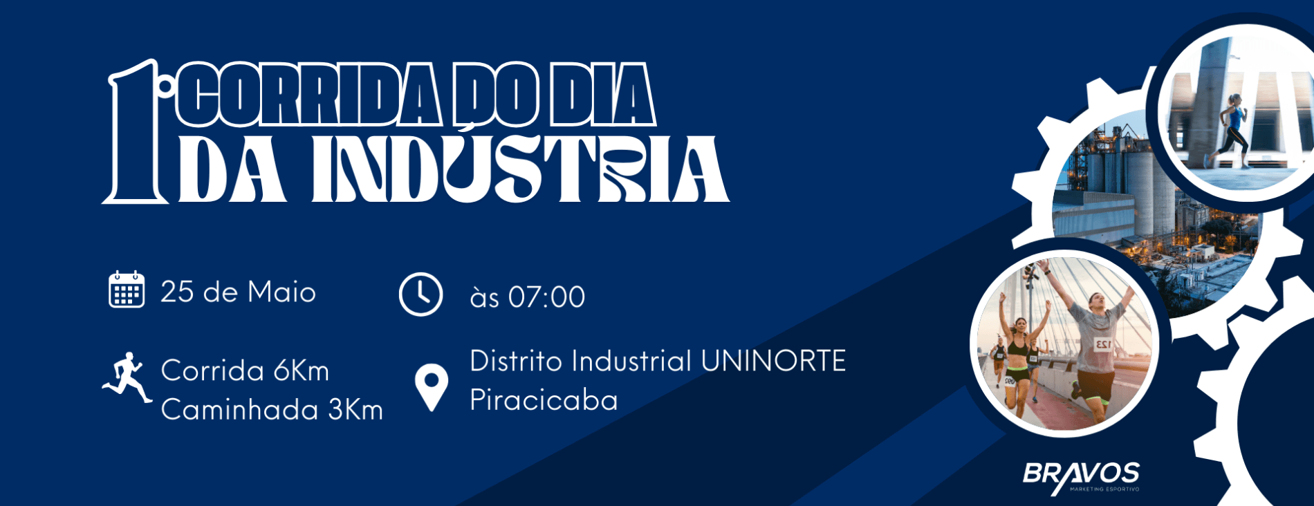 Imagem de divulgação do 1ª Corrida Do Dia Da Indústria