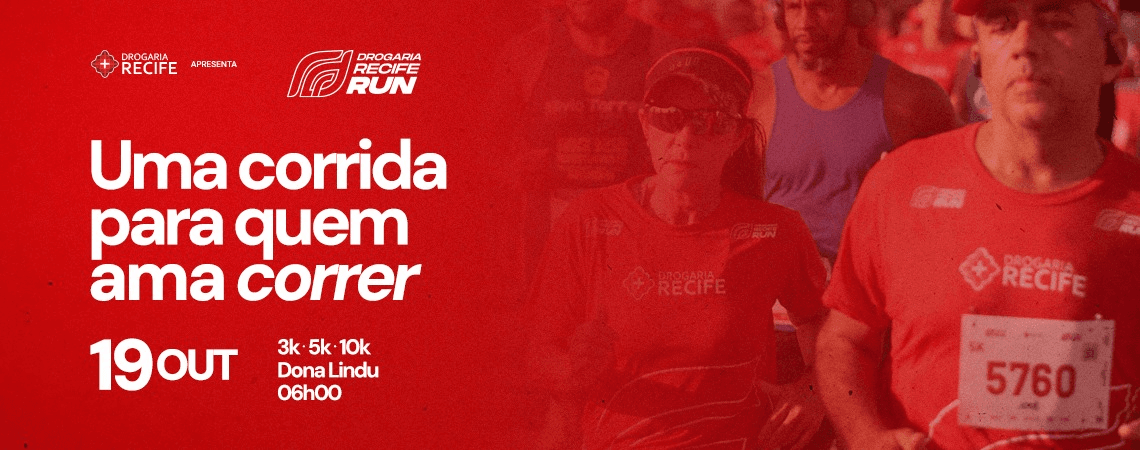 Imagem de divulgação do 2ª Corrida Drogaria Recife Run