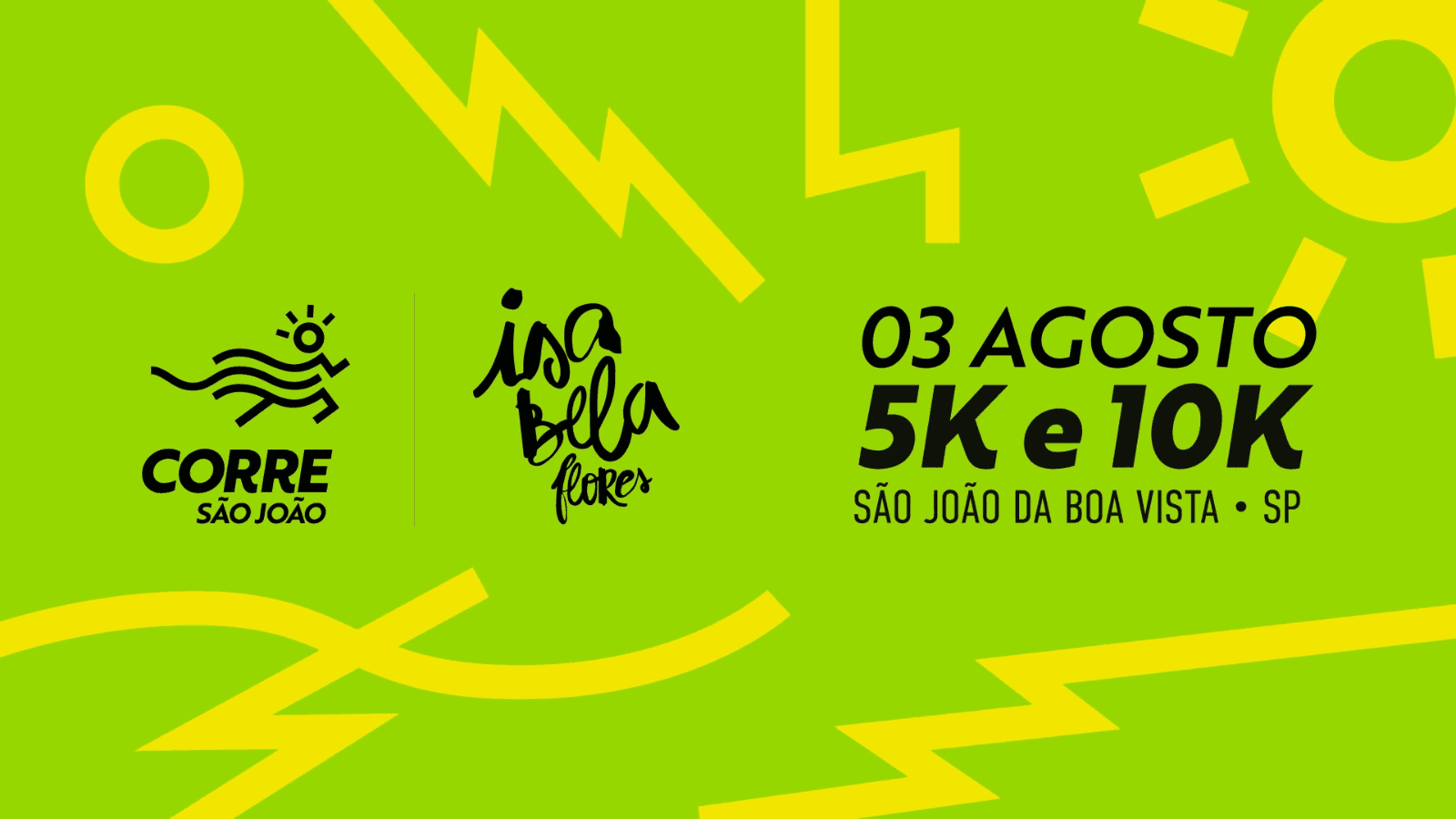 Imagem de divulgação do Corre São João - Isabela Flores