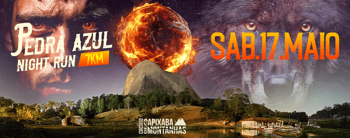 Imagem de divulgação do Pedra Azul Night Run
