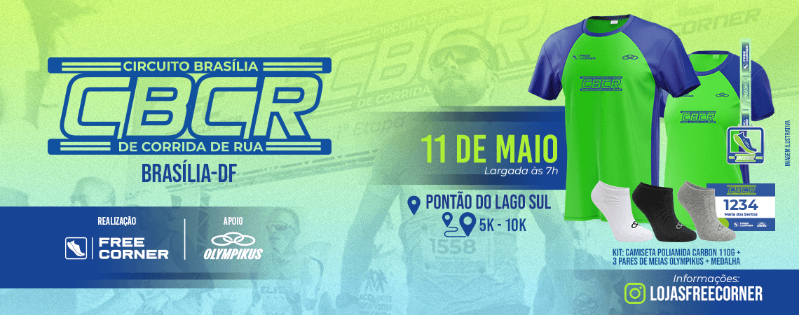 Imagem de divulgação do Cbcr - Circuito Brasília De Corrida De Rua 2025 - 1ª Etapa