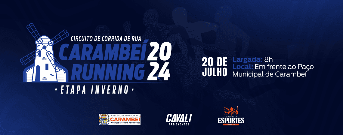 Imagem de divulgação do Circuito De Corrida De Ruacarambeí Running - 4ª Etapa