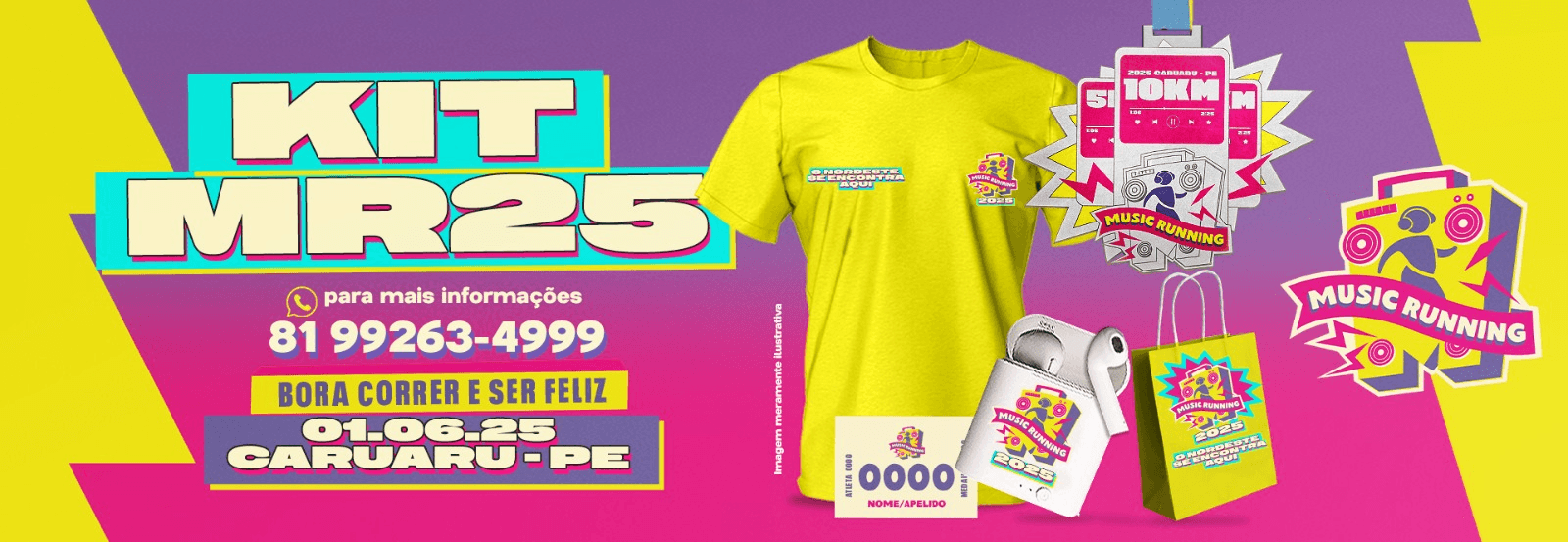 Imagem de divulgação do Music Running - 2025