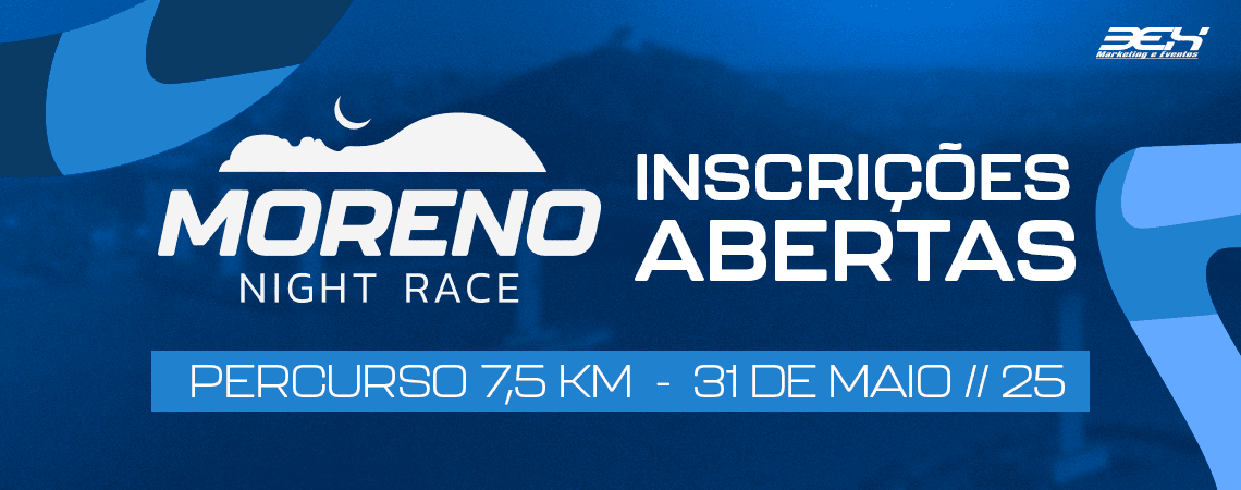 Imagem de divulgação do Moreno Night Race