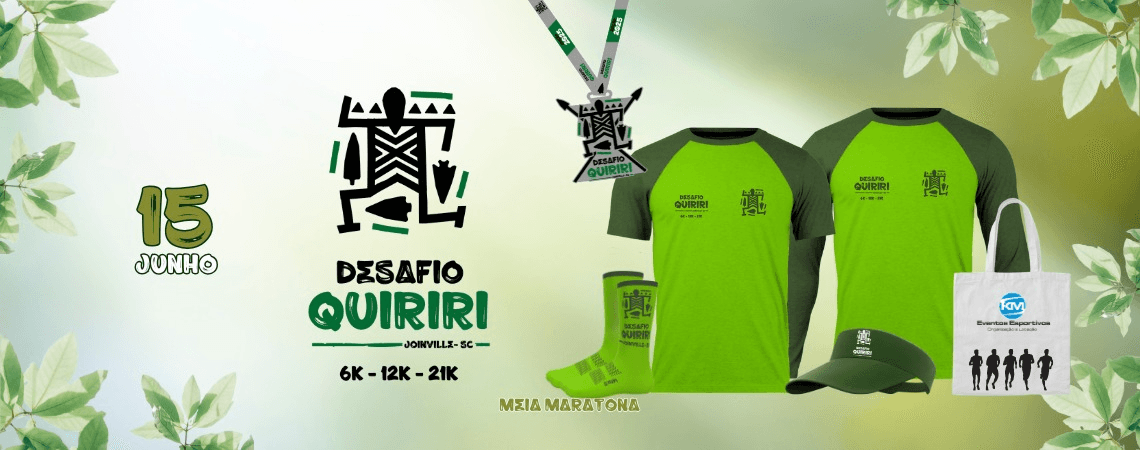 Imagem de divulgação do Meia Maratona Quiriri