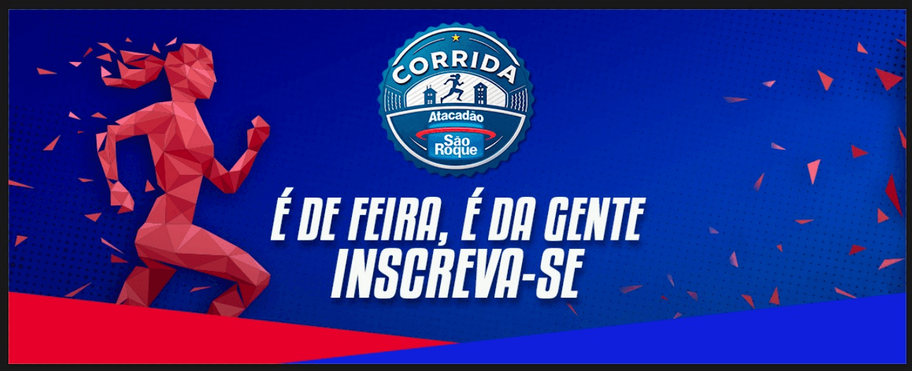 Imagem de divulgação do Corrida São Roque