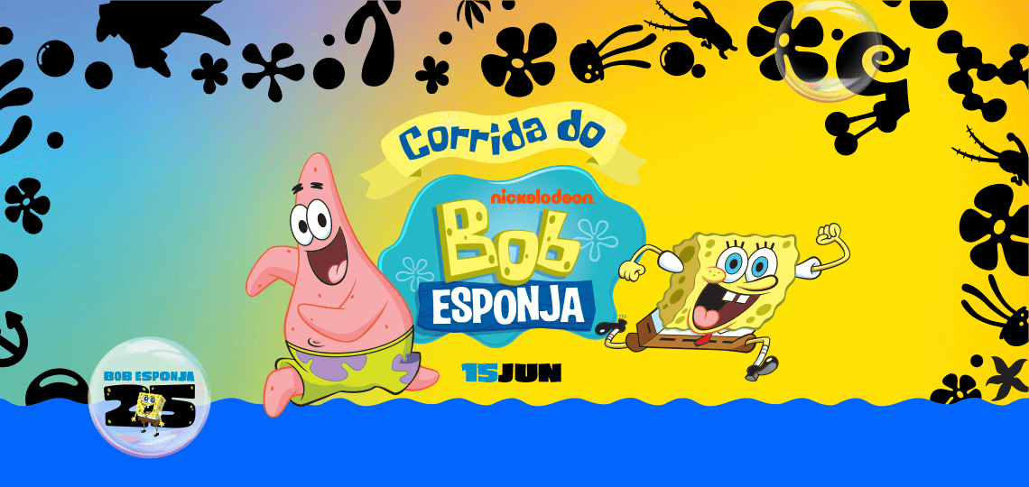 Imagem de divulgação do Corrida Bob Esponja - Belo Horizonte
