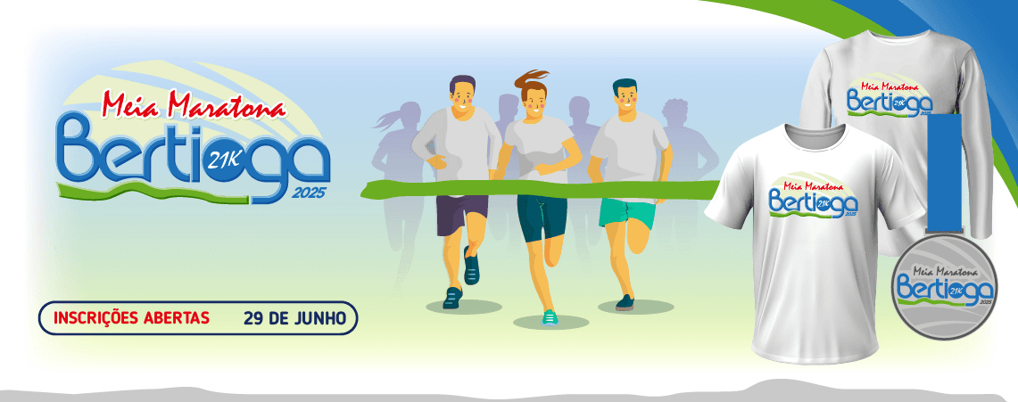 Imagem de divulgação do 1ª Meia Maratona De Bertioga 2025