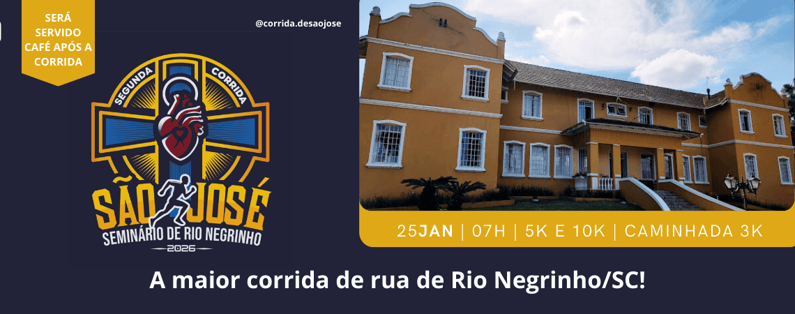 Imagem de divulgação do 2ª Corrida De São Jose