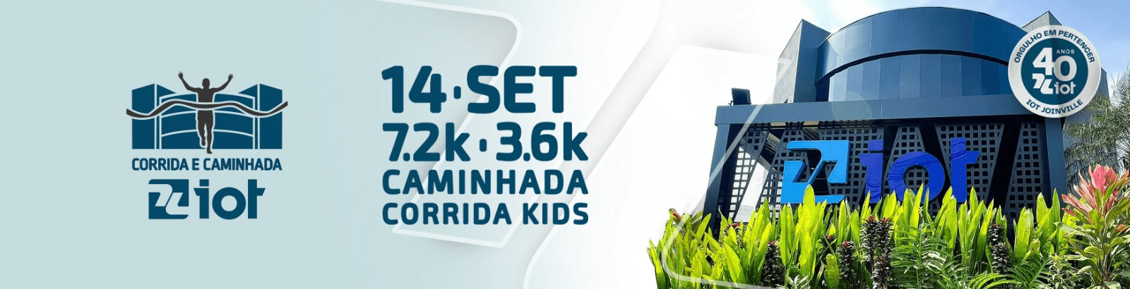 Imagem de divulgação do 12ª Corrida E Caminhada Iot - 2025