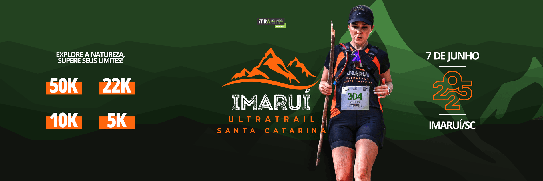 Imagem de divulgação do Imarui Ultra Trail 2025