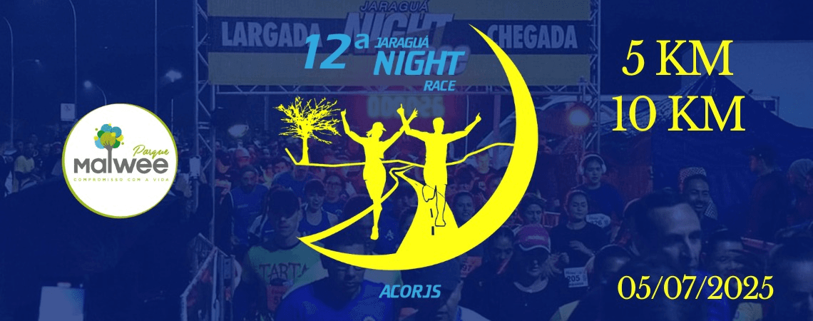 Imagem de divulgação do 12ª Jaragua Night Race