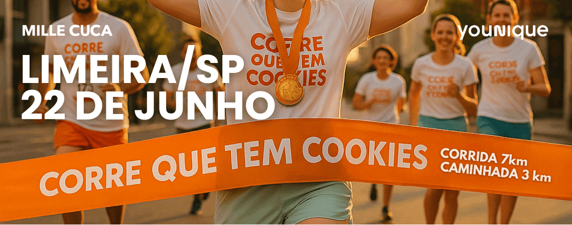 Imagem de divulgação do Corre Que Tem Cookies