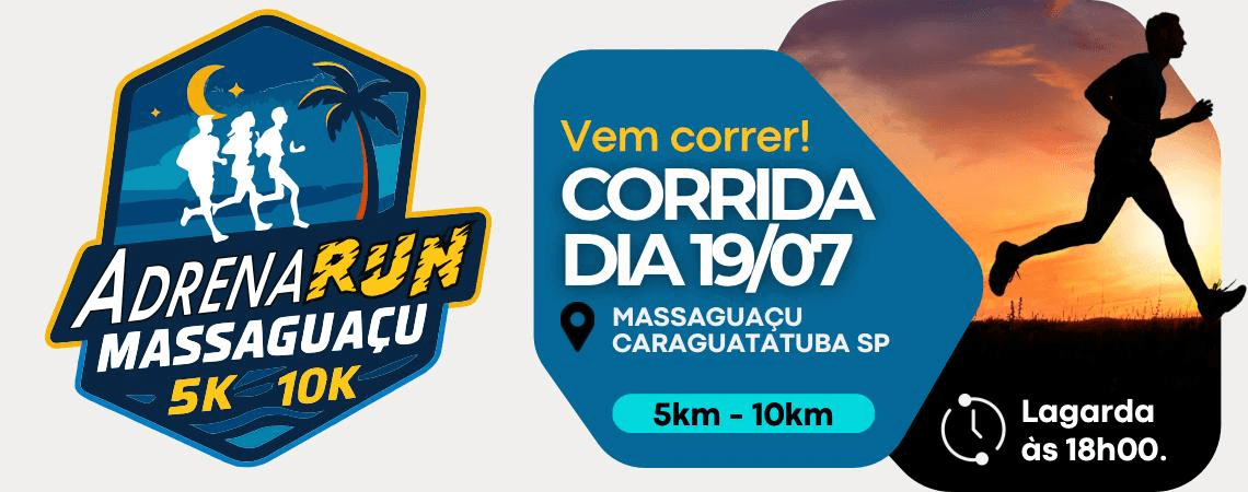 Imagem de divulgação do Adrena Run - Etapa Massaguaçu