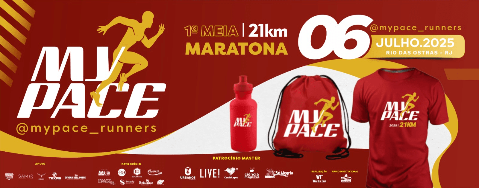 Imagem de divulgação do Meia Maratona My Pace