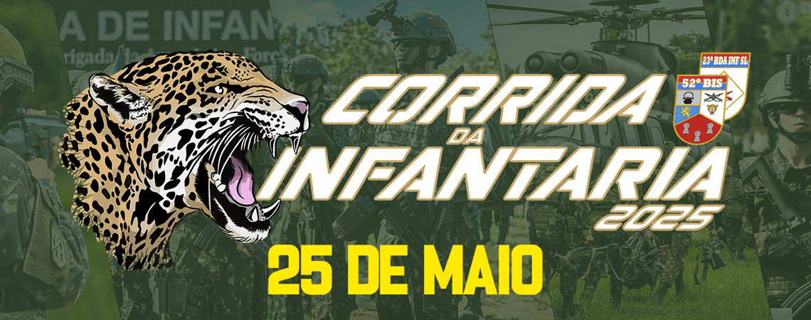 Imagem de divulgação do Corrida Da Infantaria 2025