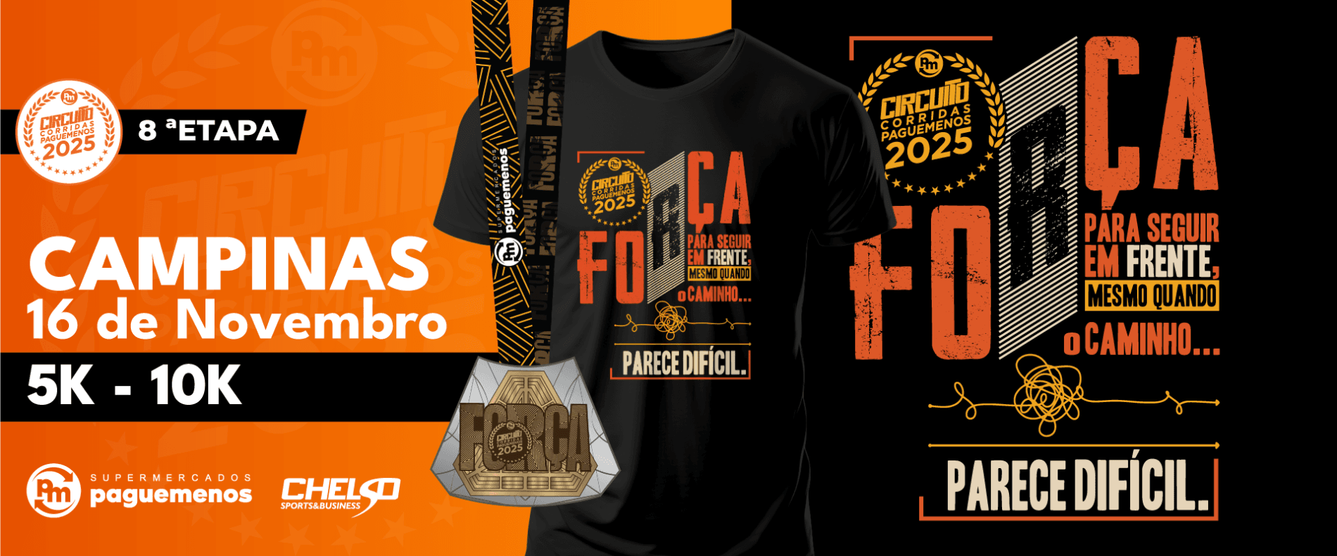 Imagem de divulgação do Circuito De Corridas Pague Menos - 8ª Etapa Campinas - 2025