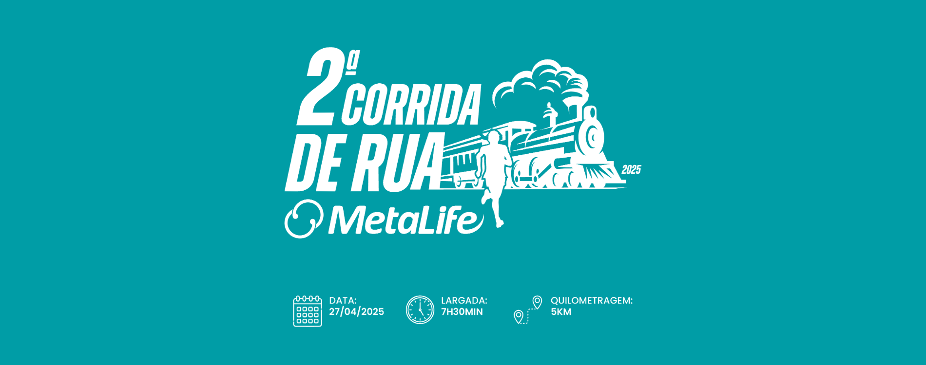 Imagem de divulgação do 2ª Corrida Metalife