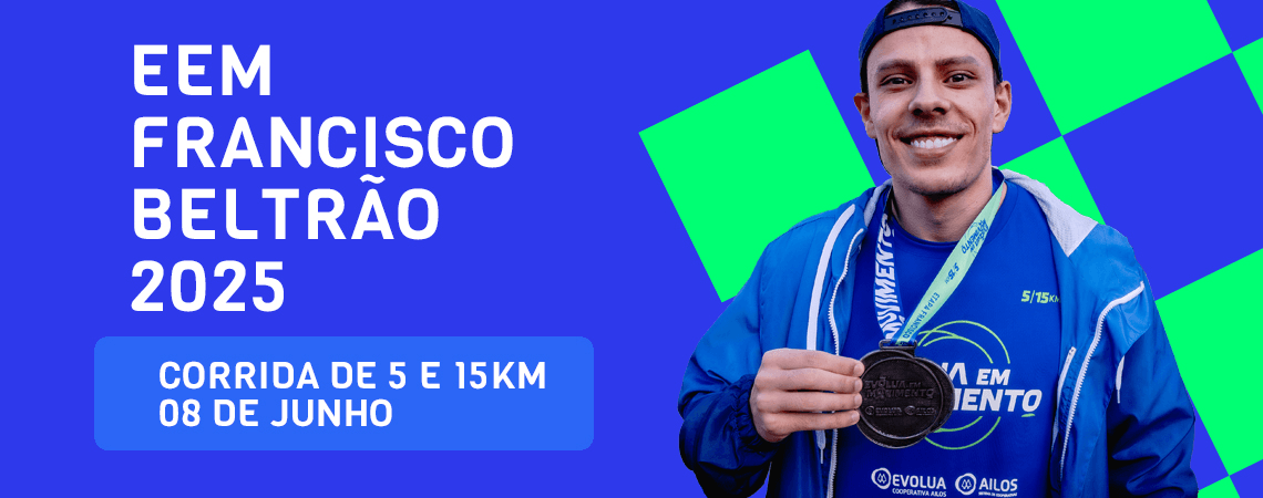Imagem de divulgação do Evolua Em Movimento Etapa Francisco Beltrão 2025