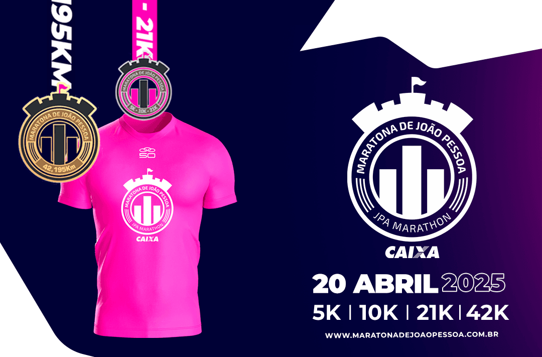 Imagem de divulgação do Maratona de João Pessoa | Caixa 2025