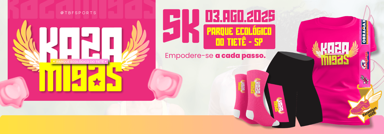 Imagem de divulgação do Corrida Kazamigas São Paulo 2025