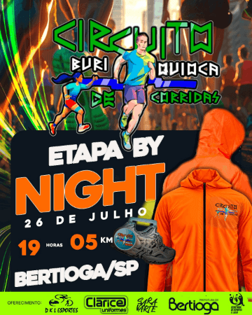 Imagem de divulgação do Circuito Buriquioca De Corrida 2ª Etapa By Nigth