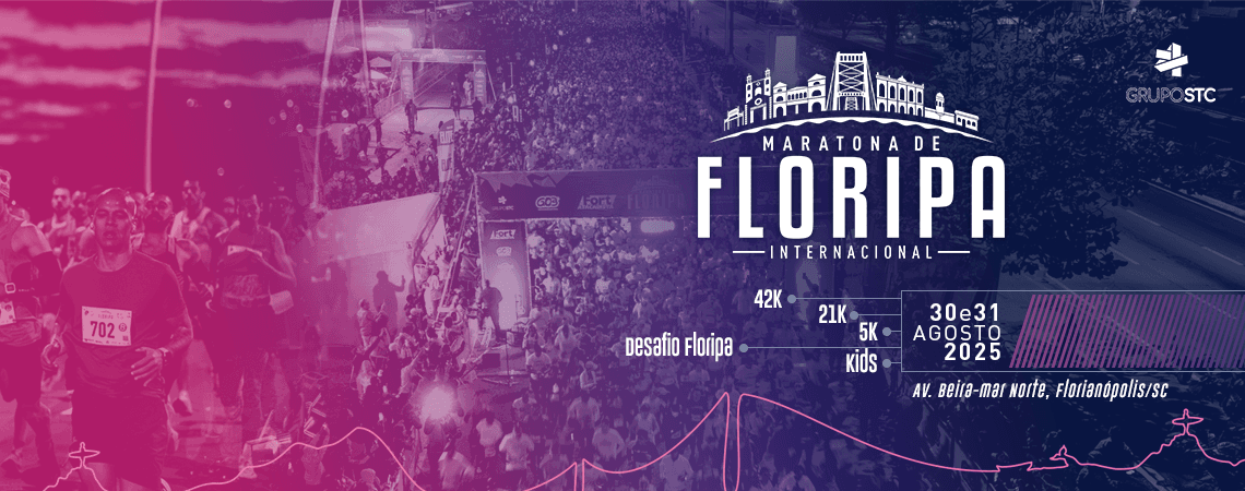 Imagem de divulgação do Maratona Internacional De Floripa 2025