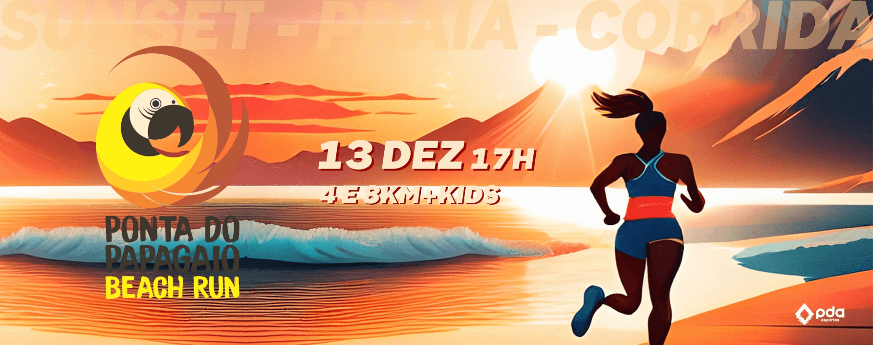 Imagem de divulgação do Ponta Do Papagaio Beach Run | 6ª Edição - 2025