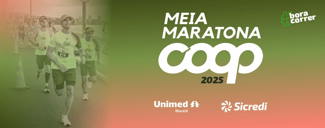 Imagem de divulgação do Meia Maratona Coop 2025