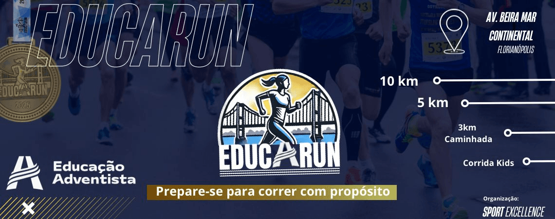 Imagem de divulgação do Educa Run