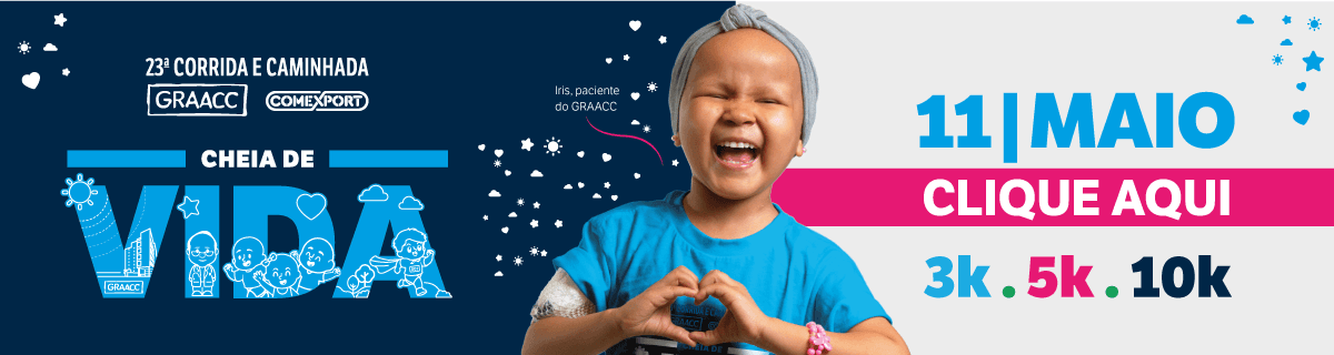 Imagem de divulgação do 23ª Corrida e Caminhada Comexport Graacc